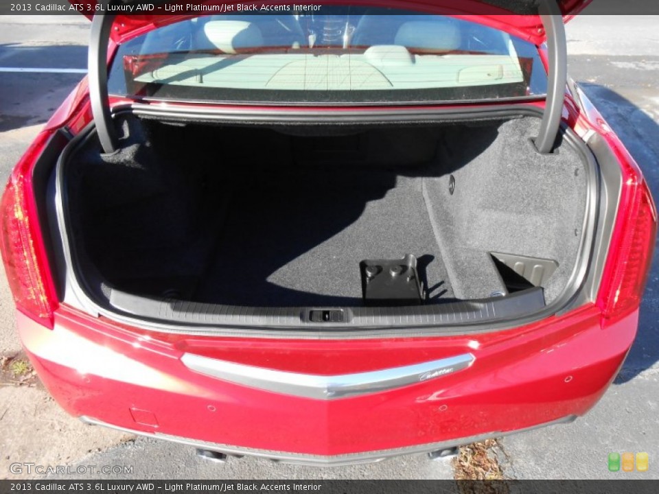 Light Platinum/Jet Black Accents Interior Trunk for the 2013 Cadillac ATS 3.6L Luxury AWD #74765137