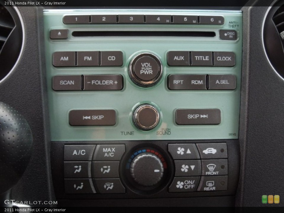 Gray Interior Controls for the 2011 Honda Pilot LX #74768568