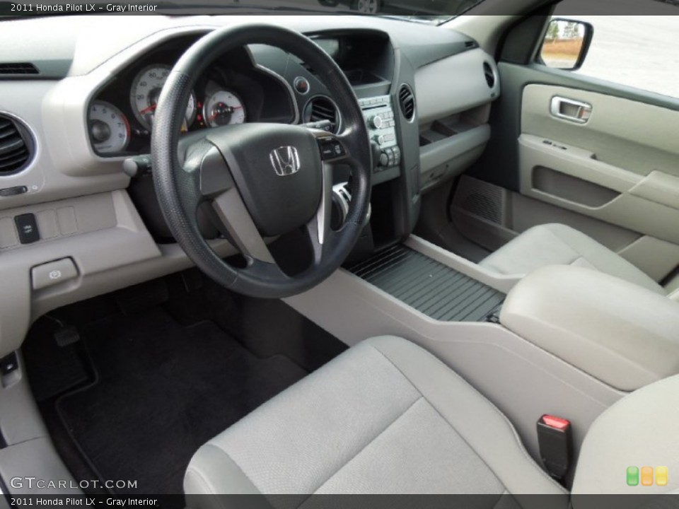 Gray Interior Prime Interior for the 2011 Honda Pilot LX #74768785