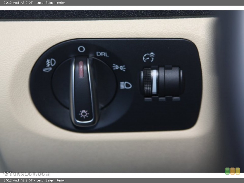 Luxor Beige Interior Controls for the 2012 Audi A3 2.0T #74771503