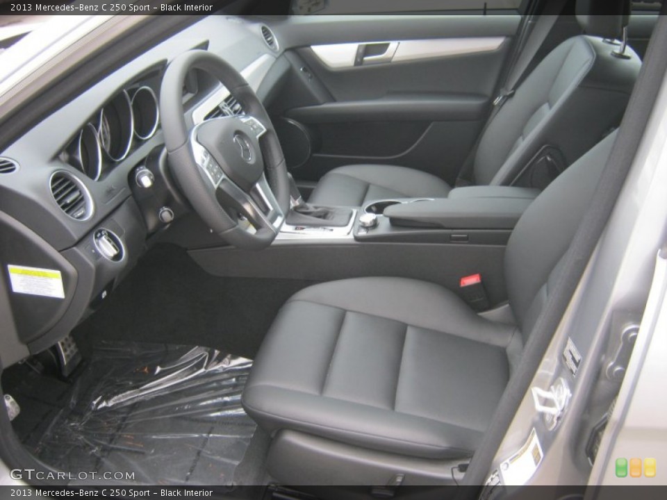Black Interior Photo for the 2013 Mercedes-Benz C 250 Sport #74771553