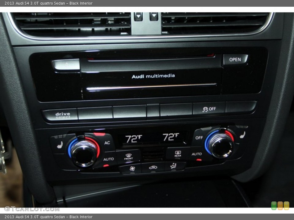 Black Interior Controls for the 2013 Audi S4 3.0T quattro Sedan #74772577
