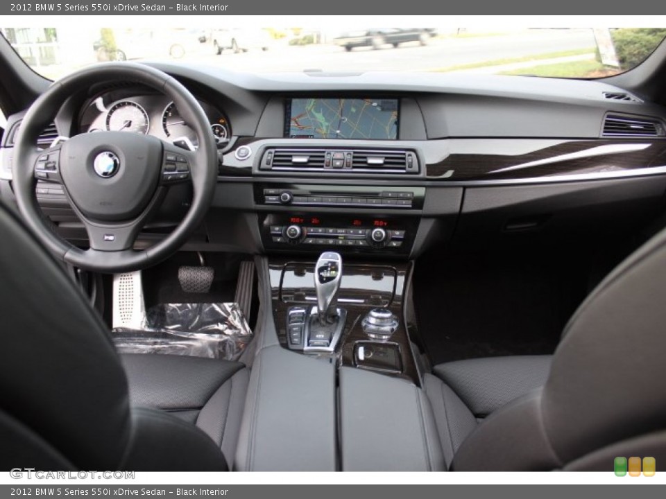 Black Interior Dashboard for the 2012 BMW 5 Series 550i xDrive Sedan #74775585