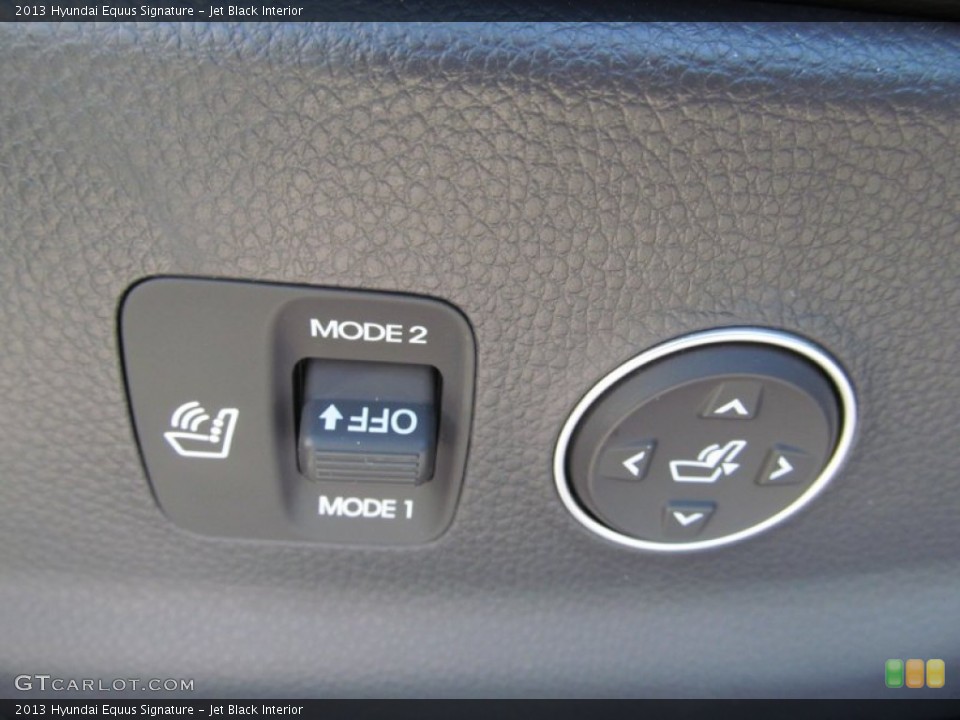 Jet Black Interior Controls for the 2013 Hyundai Equus Signature #74776194