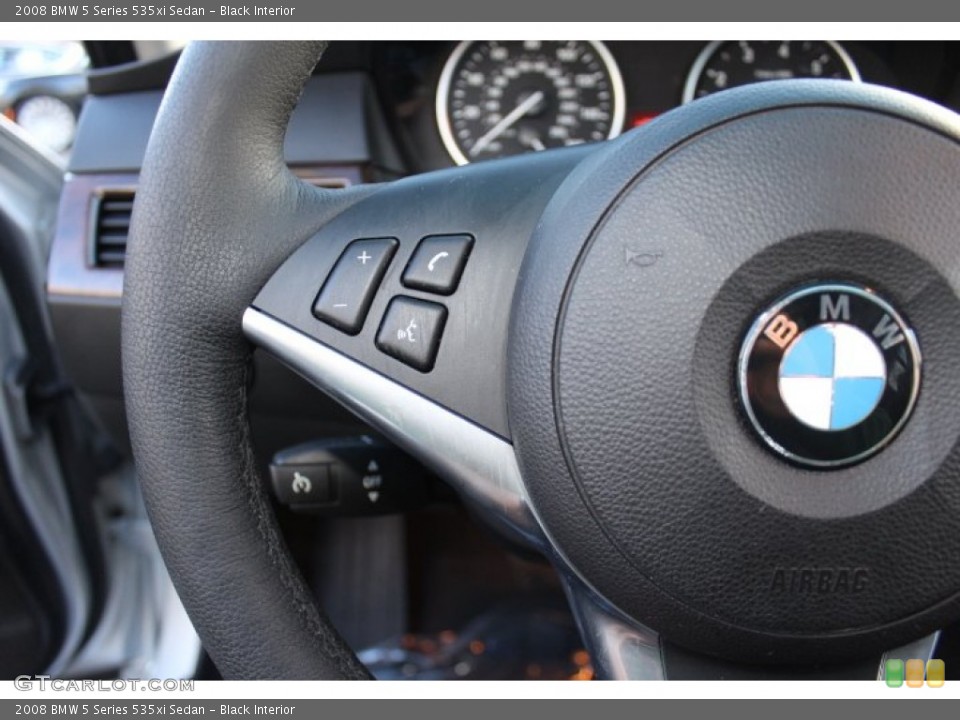 Black Interior Controls for the 2008 BMW 5 Series 535xi Sedan #74776334