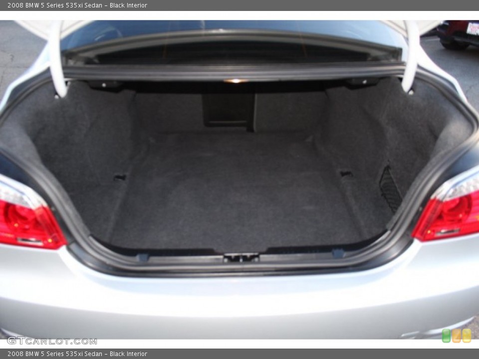 Black Interior Trunk for the 2008 BMW 5 Series 535xi Sedan #74776393