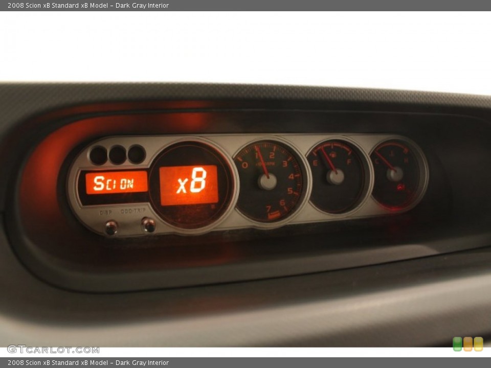 Dark Gray Interior Gauges for the 2008 Scion xB  #74782390