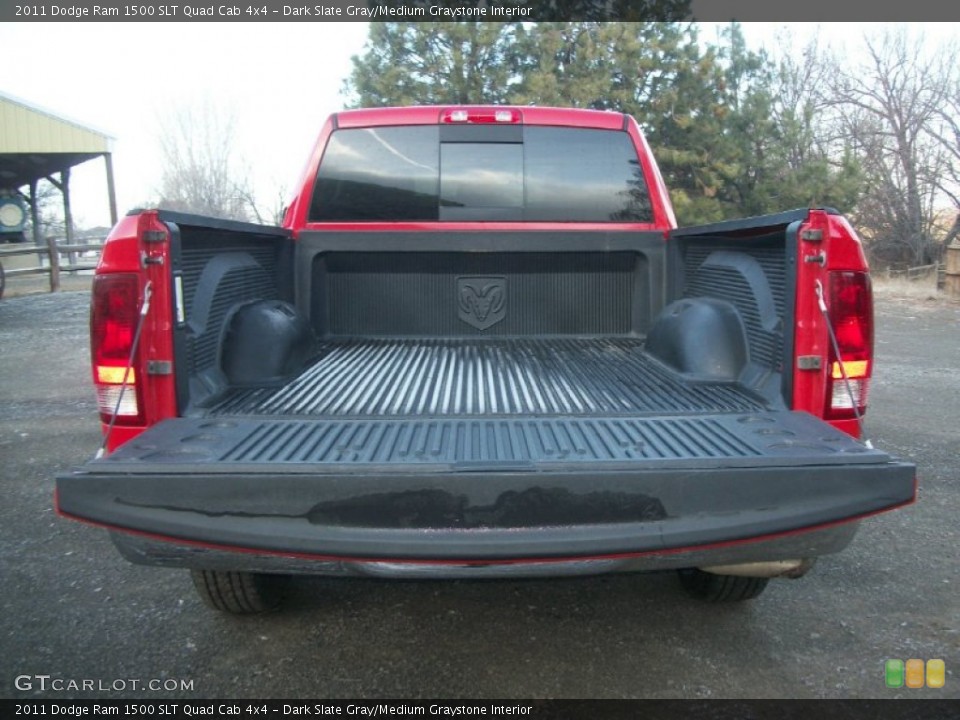 Dark Slate Gray/Medium Graystone Interior Trunk for the 2011 Dodge Ram 1500 SLT Quad Cab 4x4 #74782440