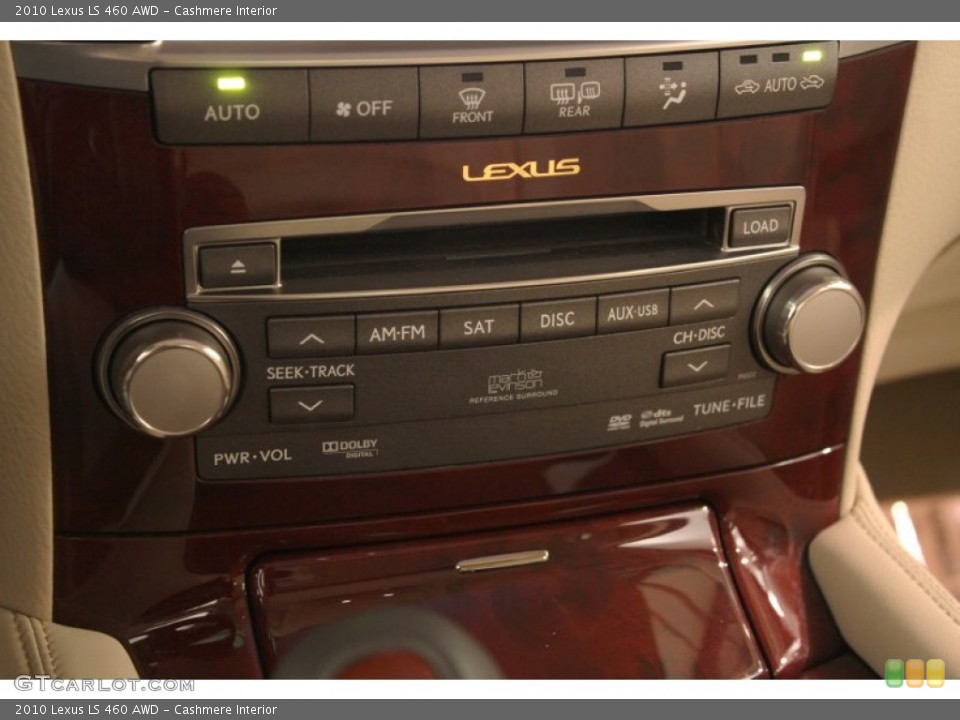 Cashmere Interior Audio System for the 2010 Lexus LS 460 AWD #74782720