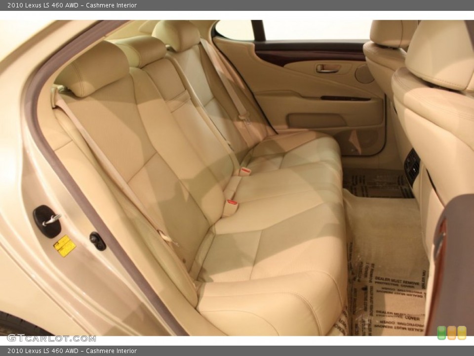 Cashmere Interior Rear Seat for the 2010 Lexus LS 460 AWD #74782897