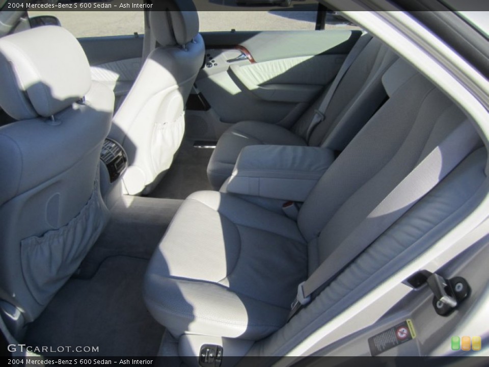 Ash Interior Rear Seat for the 2004 Mercedes-Benz S 600 Sedan #74784559