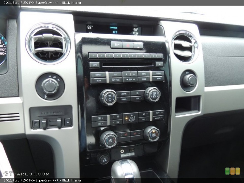 Black Interior Controls for the 2011 Ford F150 FX4 SuperCrew 4x4 #74785657