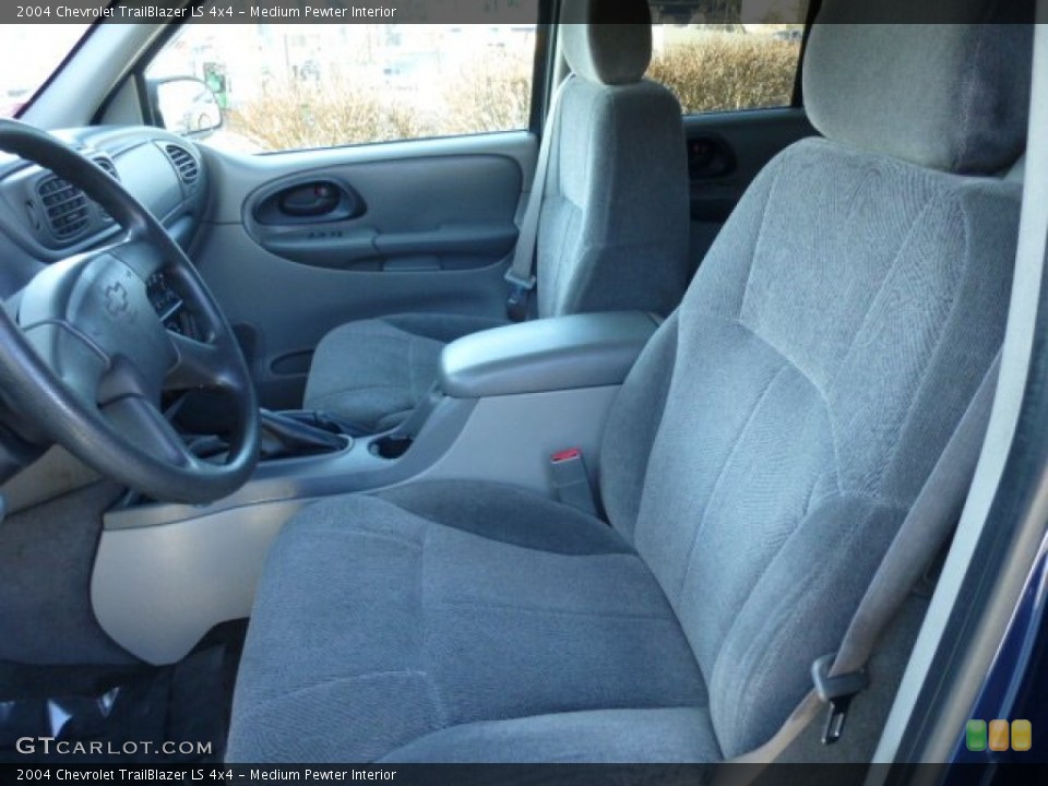 Medium Pewter Interior Front Seat for the 2004 Chevrolet TrailBlazer LS 4x4 #74787605