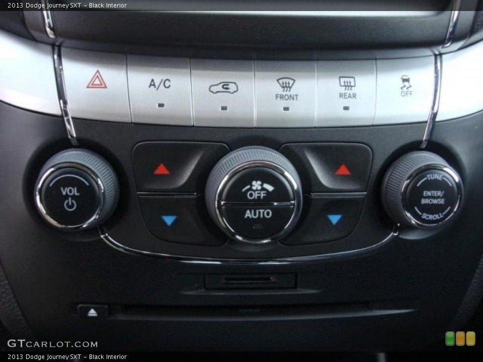 Black Interior Controls for the 2013 Dodge Journey SXT #74788016