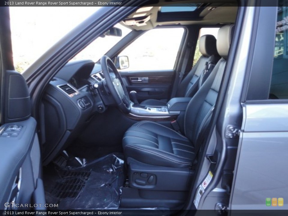 Ebony Interior Photo for the 2013 Land Rover Range Rover Sport Supercharged #74789266