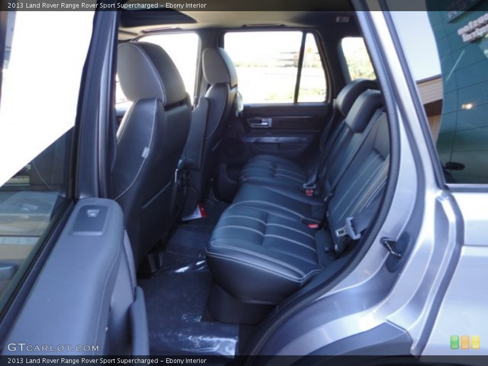 Ebony Interior Rear Seat for the 2013 Land Rover Range Rover Sport Supercharged #74789294