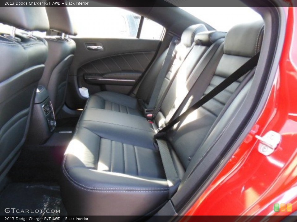 Black Interior Rear Seat for the 2013 Dodge Charger R/T AWD #74790230