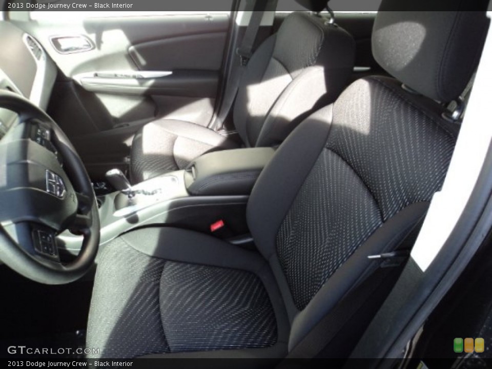 Black Interior Front Seat for the 2013 Dodge Journey Crew #74791381