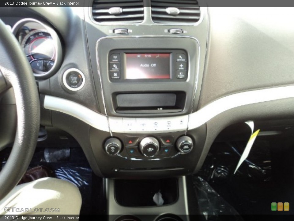 Black Interior Controls for the 2013 Dodge Journey Crew #74791404