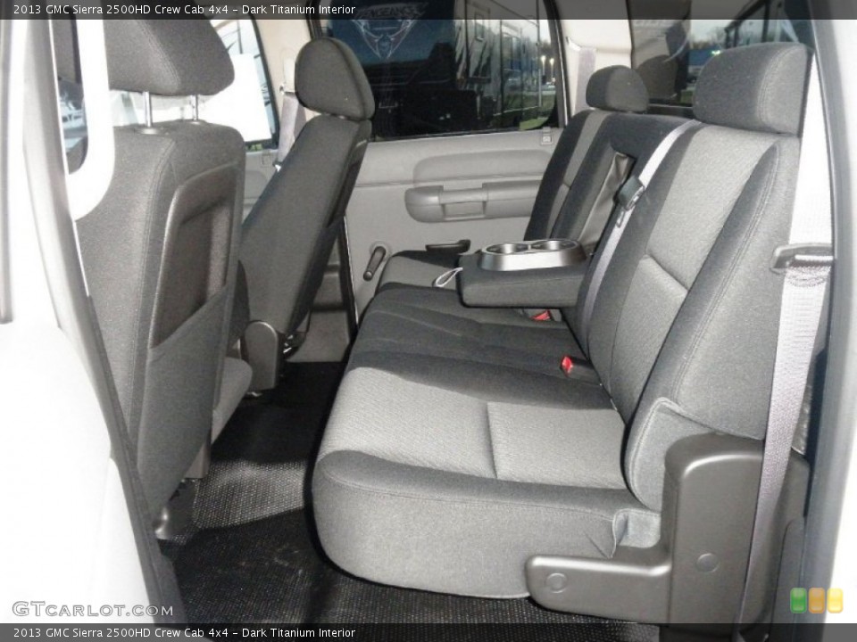 Dark Titanium Interior Rear Seat for the 2013 GMC Sierra 2500HD Crew Cab 4x4 #74794129