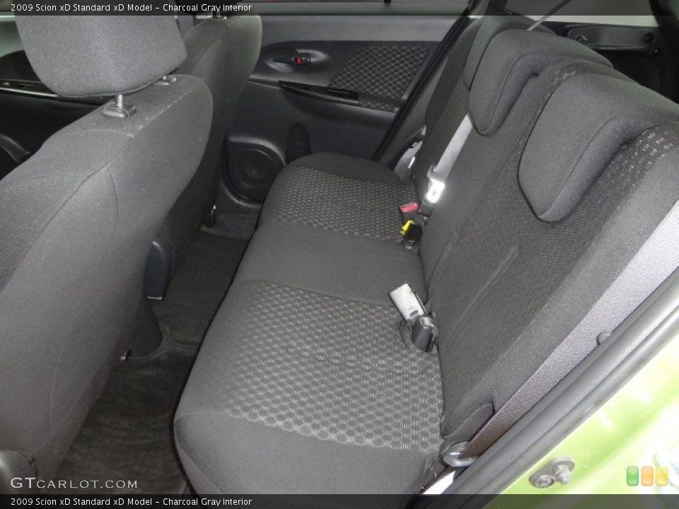Charcoal Gray Interior Rear Seat for the 2009 Scion xD  #74794313