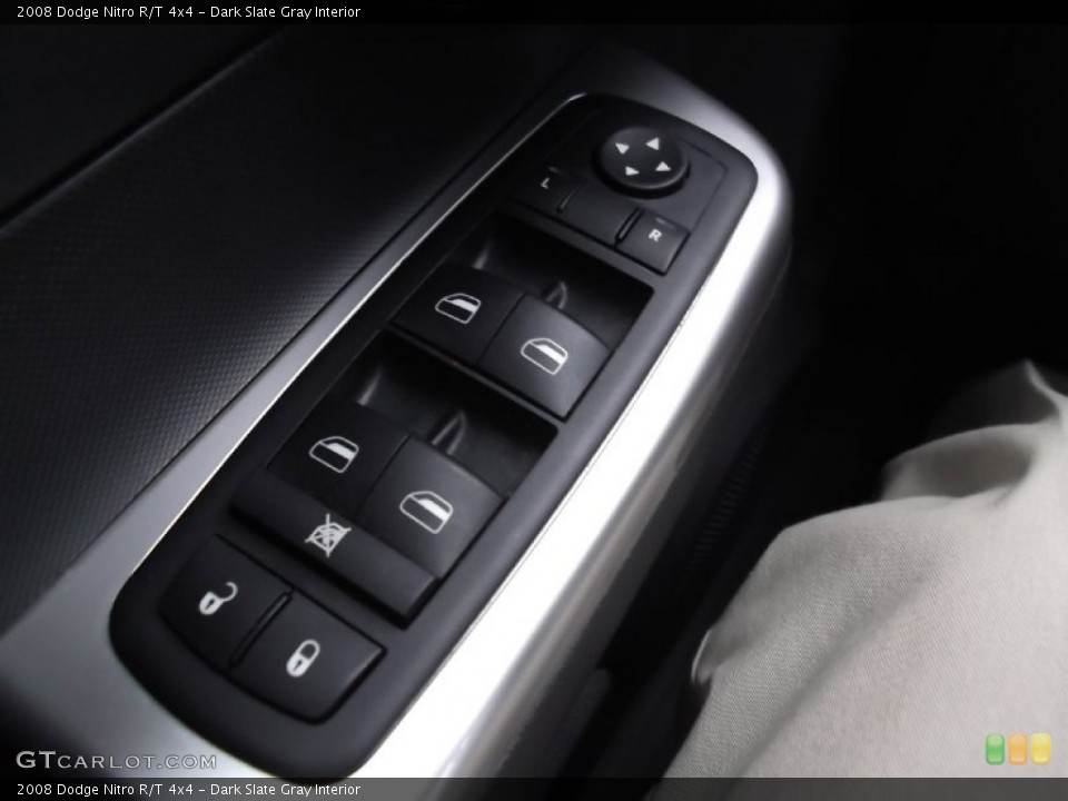 Dark Slate Gray Interior Controls for the 2008 Dodge Nitro R/T 4x4 #74794499