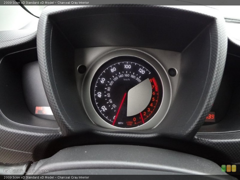Charcoal Gray Interior Gauges for the 2009 Scion xD  #74794620