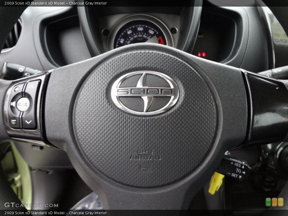 Charcoal Gray Interior Controls for the 2009 Scion xD  #74794696
