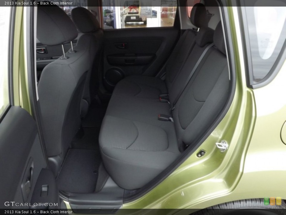 Black Cloth Interior Rear Seat for the 2013 Kia Soul 1.6 #74794715