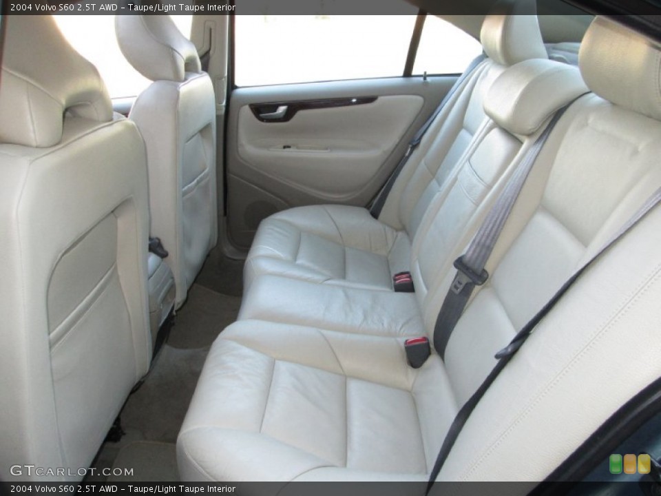 Taupe/Light Taupe Interior Rear Seat for the 2004 Volvo S60 2.5T AWD #74794731