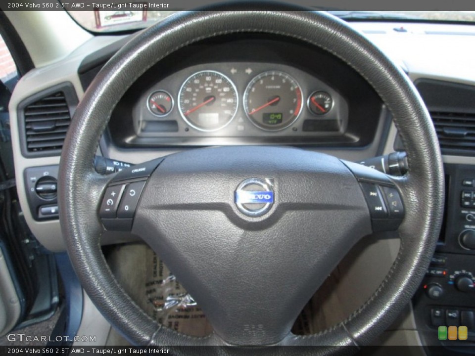 Taupe/Light Taupe Interior Steering Wheel for the 2004 Volvo S60 2.5T AWD #74794876