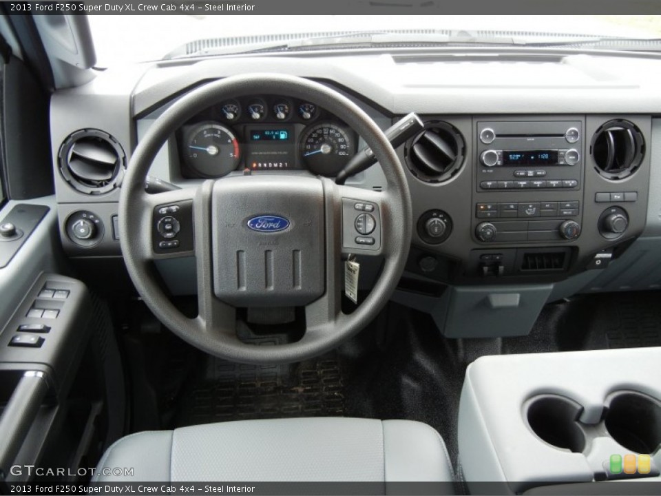 Steel Interior Dashboard for the 2013 Ford F250 Super Duty XL Crew Cab 4x4 #74796788