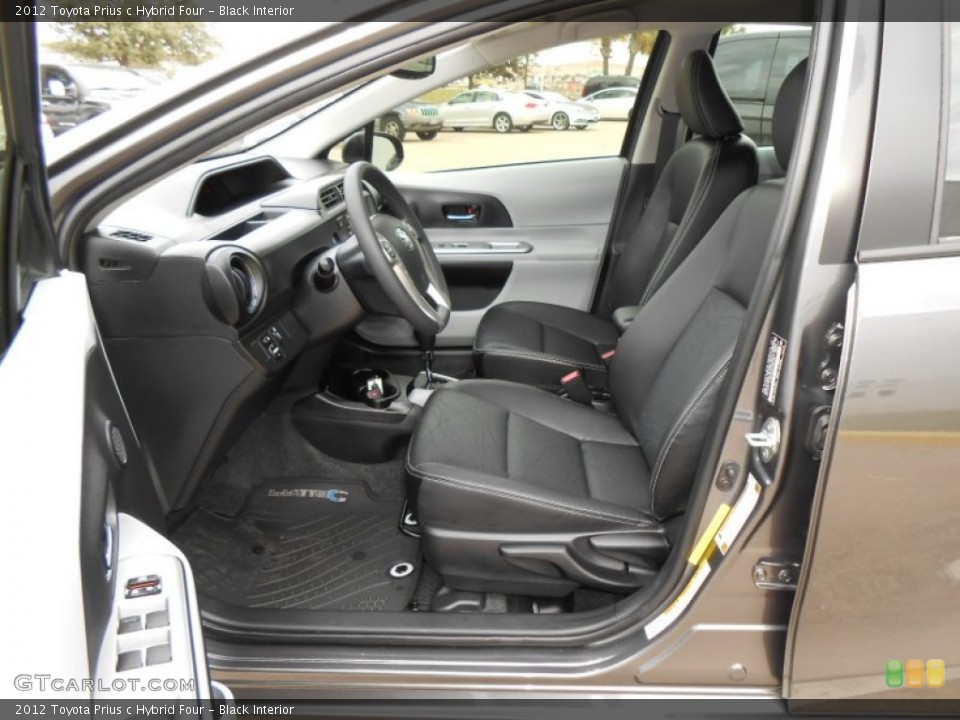 Black Interior Photo for the 2012 Toyota Prius c Hybrid Four #74797148