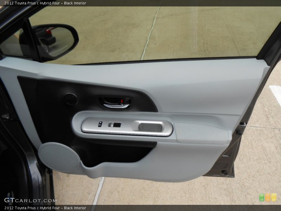 Black Interior Door Panel for the 2012 Toyota Prius c Hybrid Four #74797196