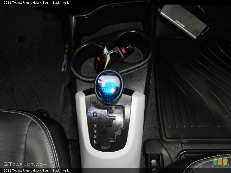 Black Interior Transmission for the 2012 Toyota Prius c Hybrid Four #74797407