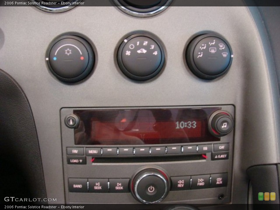 Ebony Interior Controls for the 2006 Pontiac Solstice Roadster #74797508