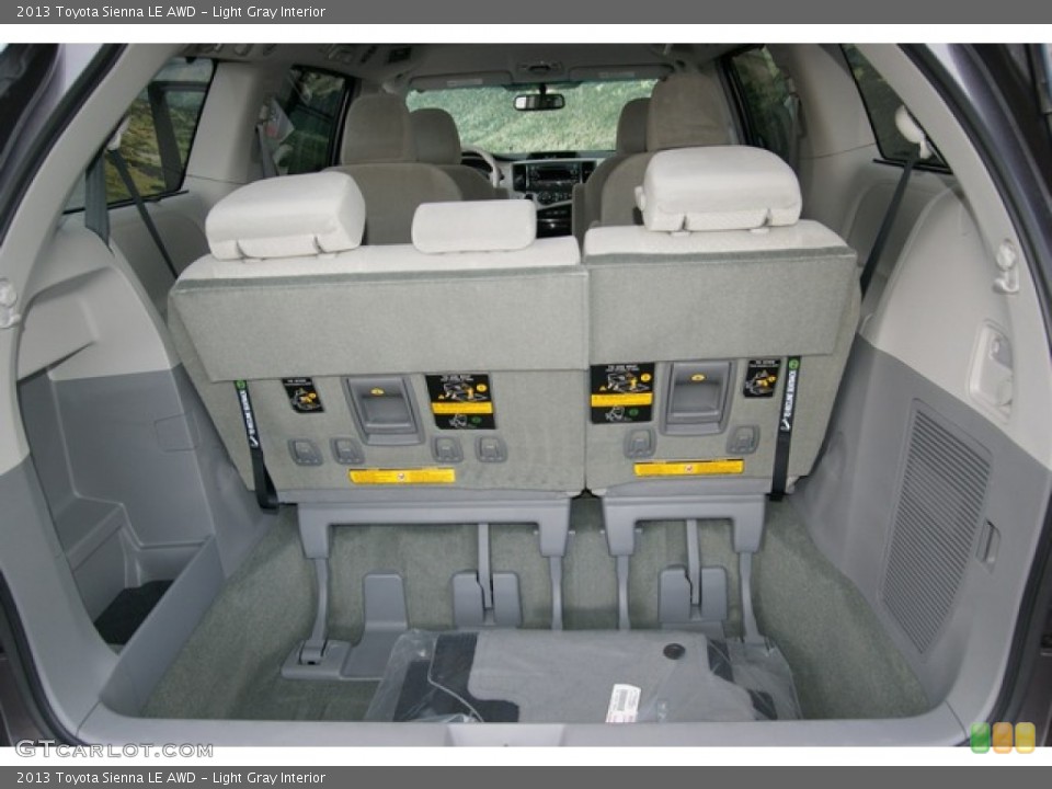 Light Gray Interior Trunk for the 2013 Toyota Sienna LE AWD #74798558