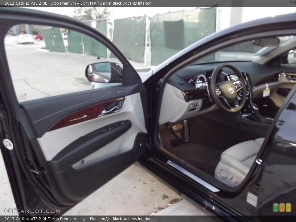 Light Platinum/Jet Black Accents Interior Photo for the 2013 Cadillac ATS 2.0L Turbo Premium #74799259