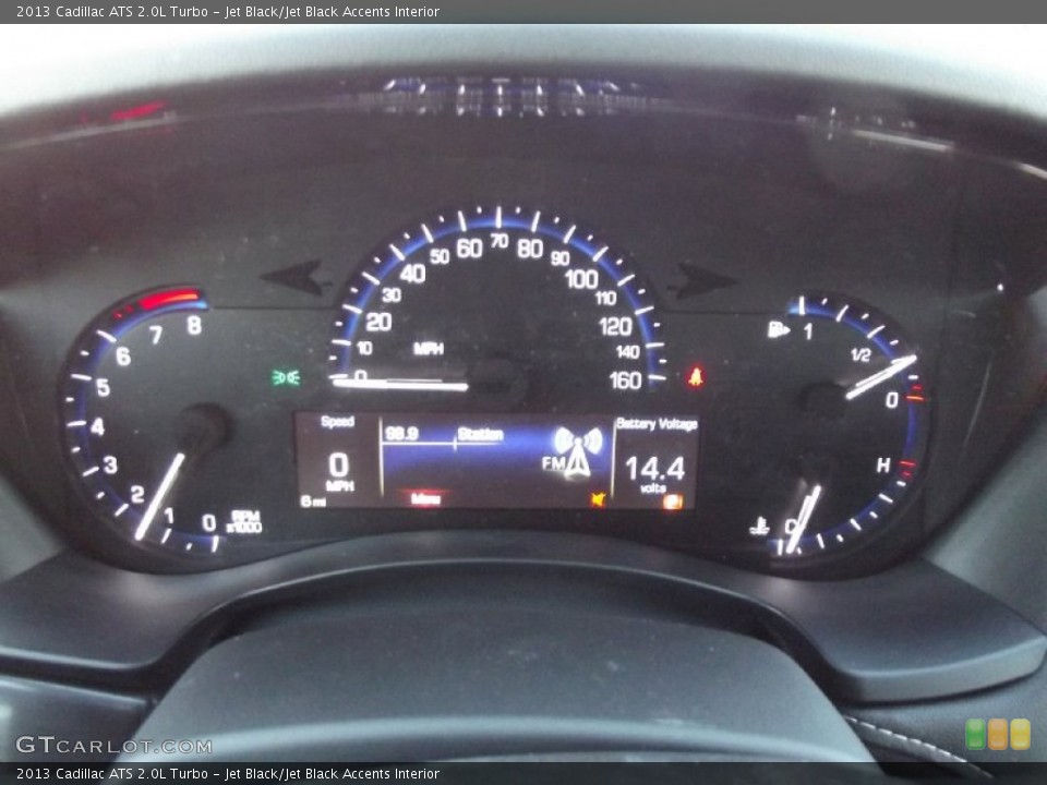 Jet Black/Jet Black Accents Interior Gauges for the 2013 Cadillac ATS 2.0L Turbo #74799547