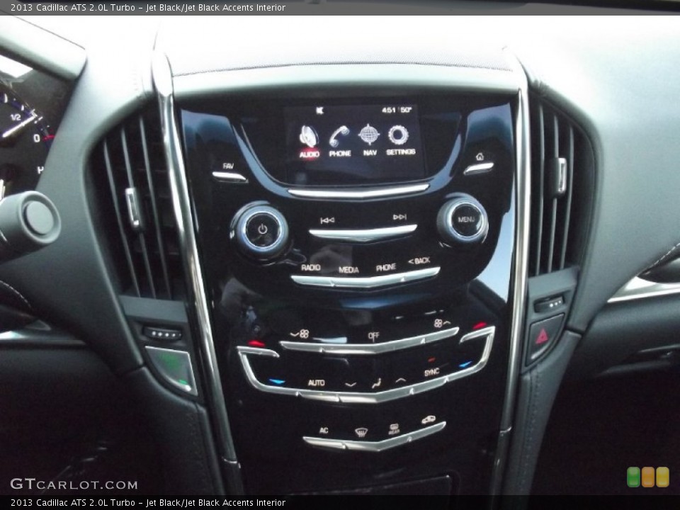 Jet Black/Jet Black Accents Interior Controls for the 2013 Cadillac ATS 2.0L Turbo #74799594