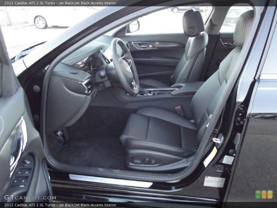 Jet Black/Jet Black Accents Interior Front Seat for the 2013 Cadillac ATS 2.0L Turbo #74799639
