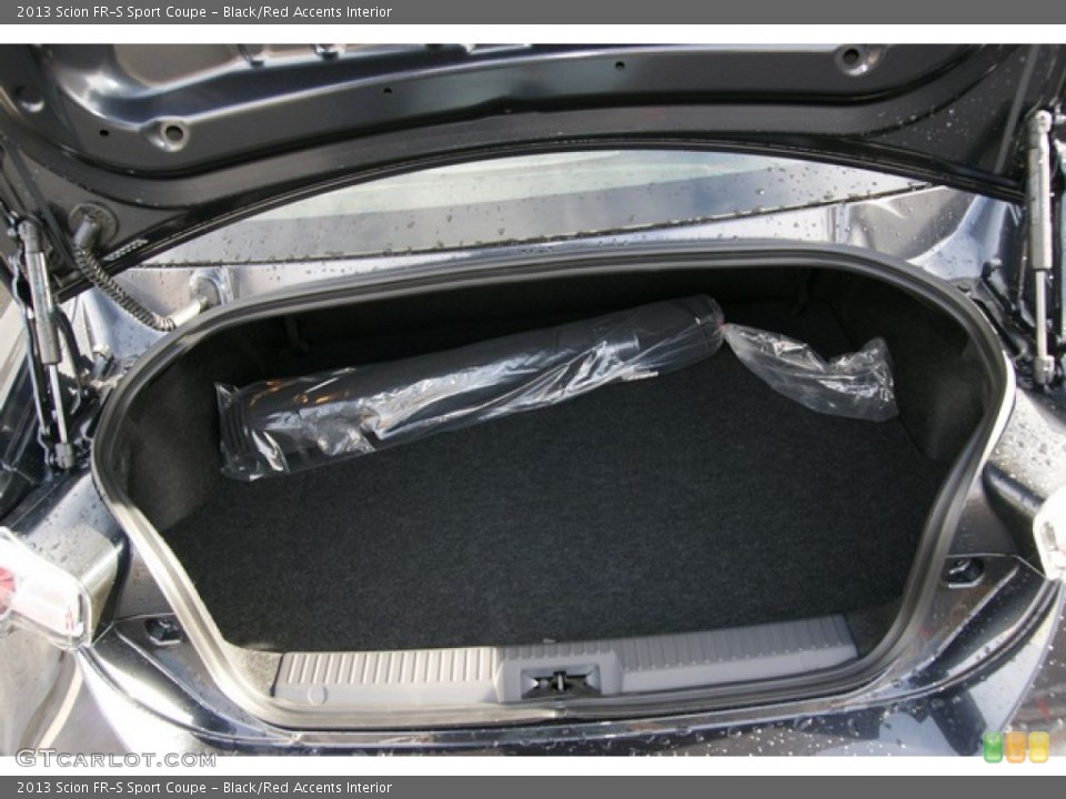 Black/Red Accents Interior Trunk for the 2013 Scion FR-S Sport Coupe #74799746