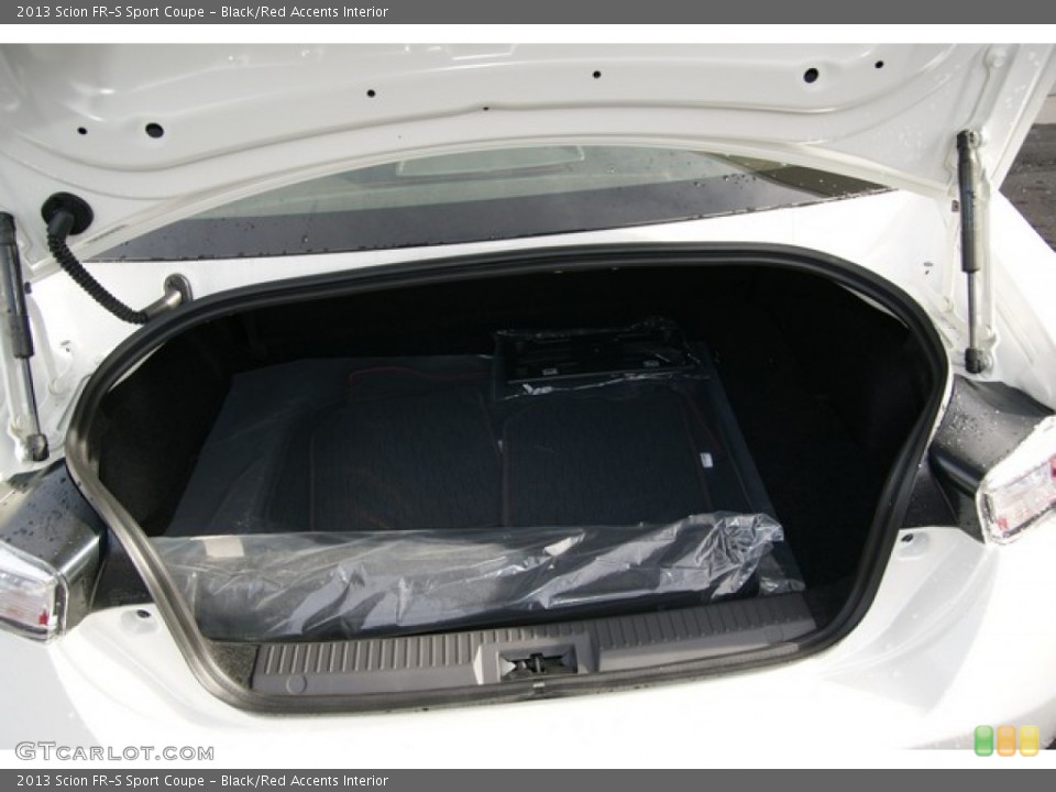 Black/Red Accents Interior Trunk for the 2013 Scion FR-S Sport Coupe #74800091