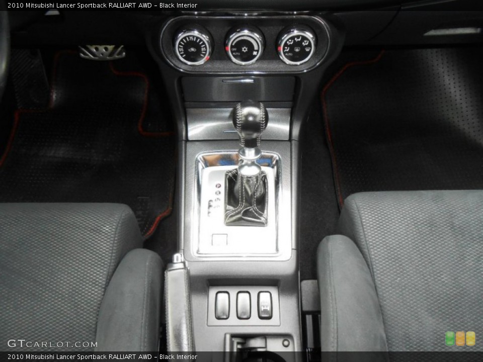 Black Interior Transmission for the 2010 Mitsubishi Lancer Sportback RALLIART AWD #74800094