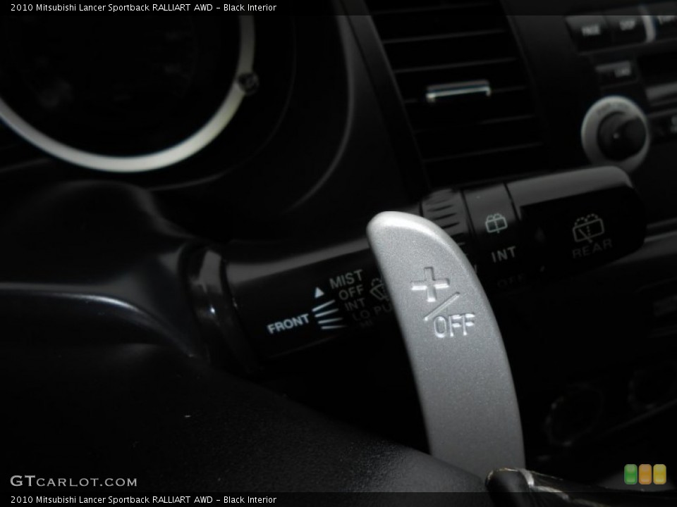 Black Interior Transmission for the 2010 Mitsubishi Lancer Sportback RALLIART AWD #74800220