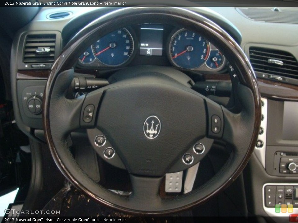 Nero Interior Steering Wheel for the 2013 Maserati GranTurismo Convertible GranCabrio #74800424