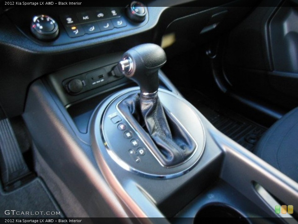 Black Interior Transmission for the 2012 Kia Sportage LX AWD #74800824