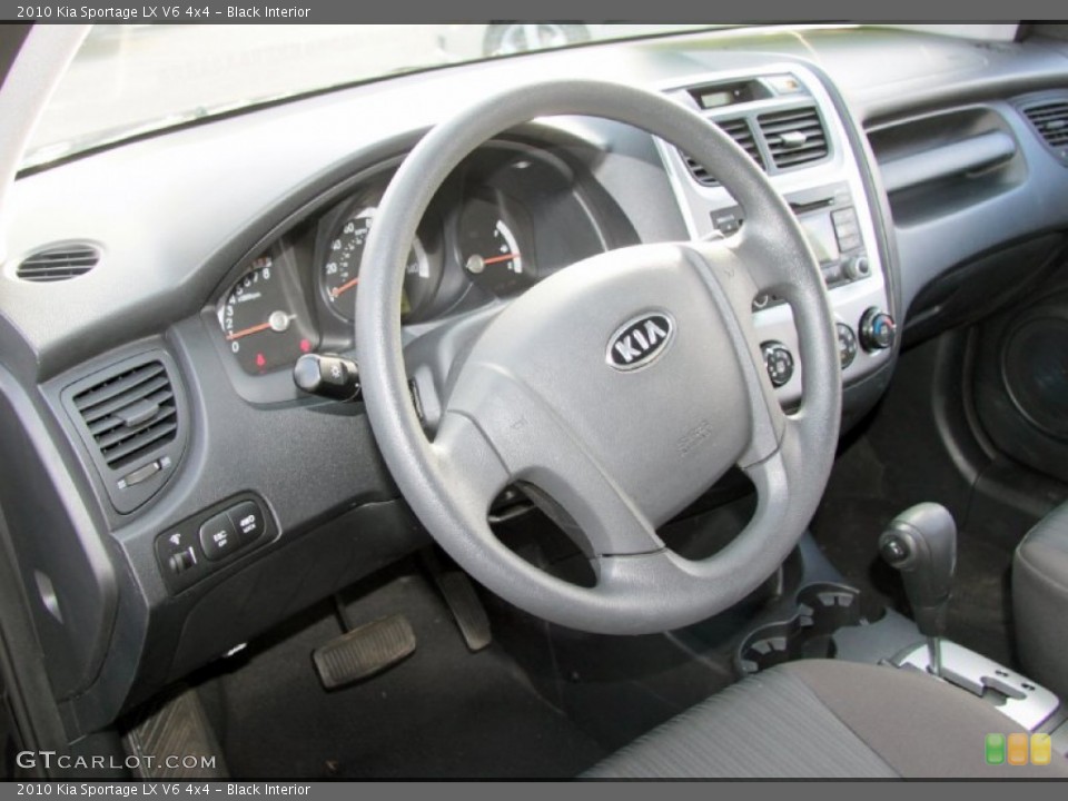 Black Interior Dashboard for the 2010 Kia Sportage LX V6 4x4 #74800916