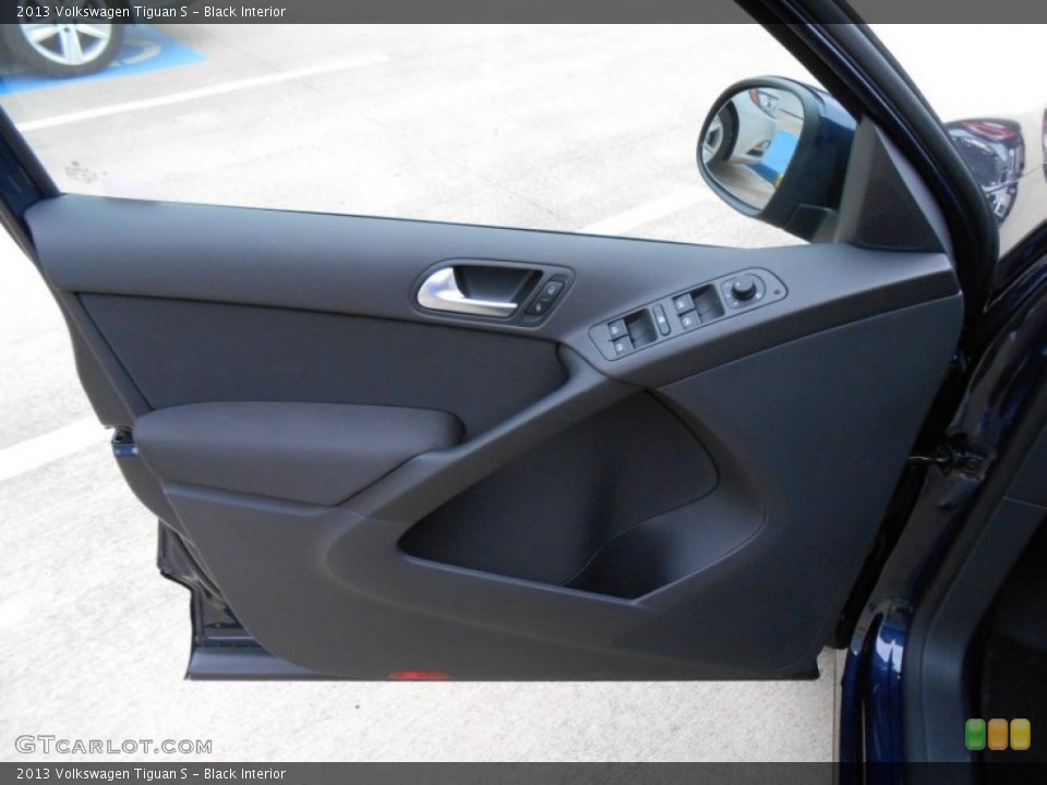 Black Interior Door Panel for the 2013 Volkswagen Tiguan S #74801440
