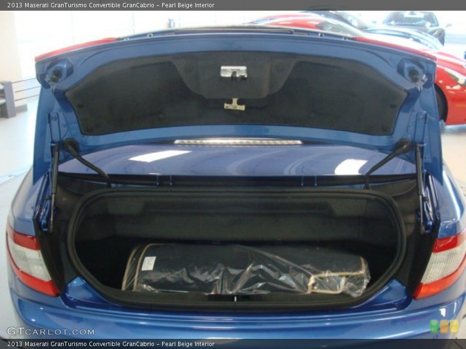 Pearl Beige Interior Trunk for the 2013 Maserati GranTurismo Convertible GranCabrio #74801495